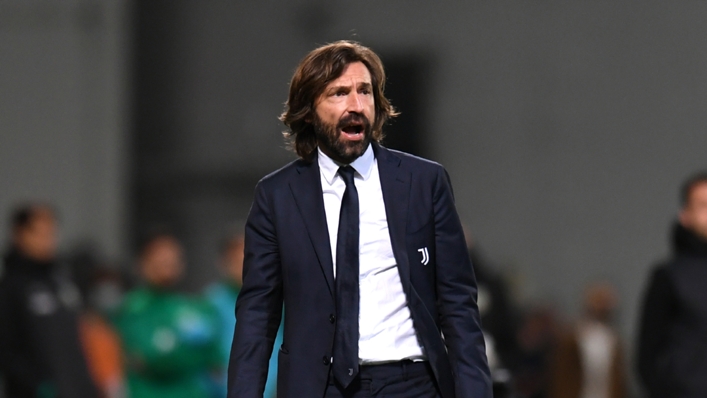 Juventus head coach Andrea Pirlo