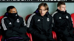 Luka Modric and Toni Kroos started last week's LaLiga win at Athletic Bilbao on the bench