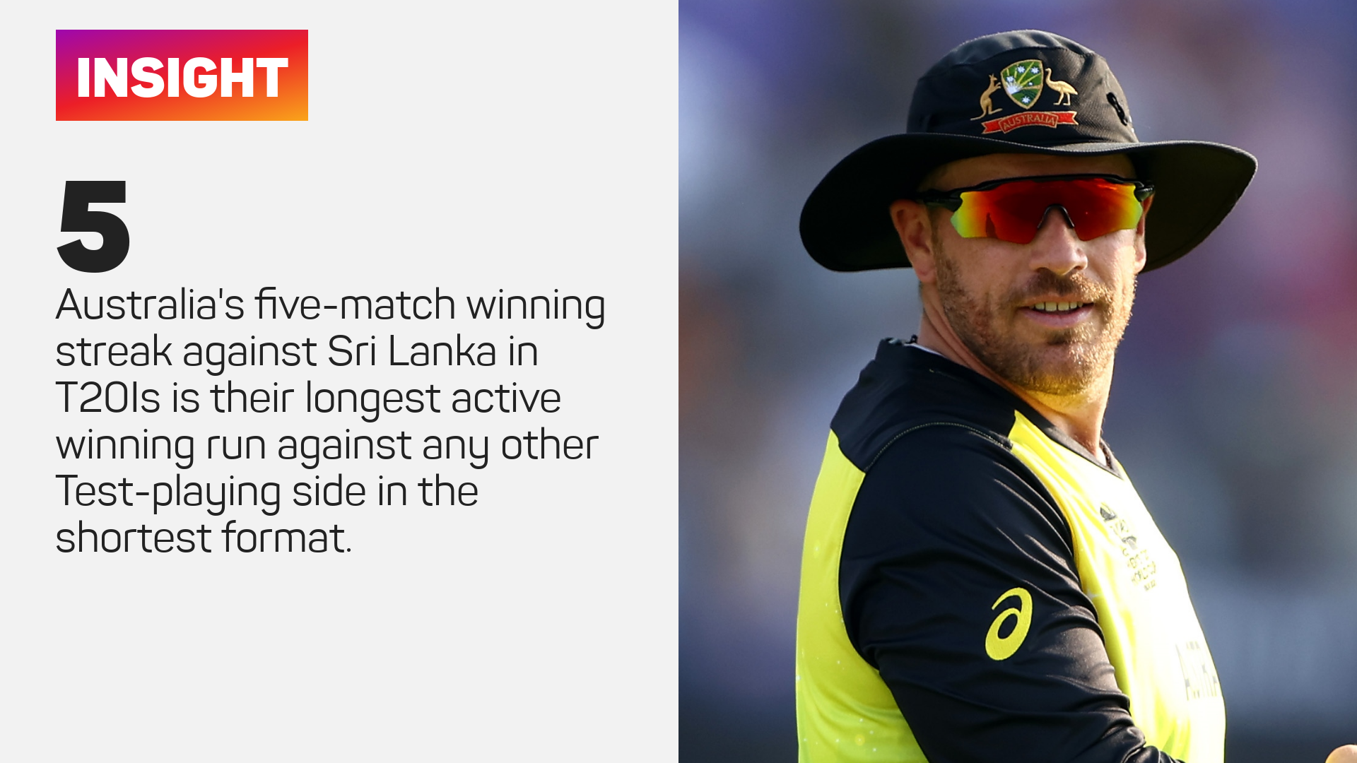 Australia have a great recent record against Sri Lanka