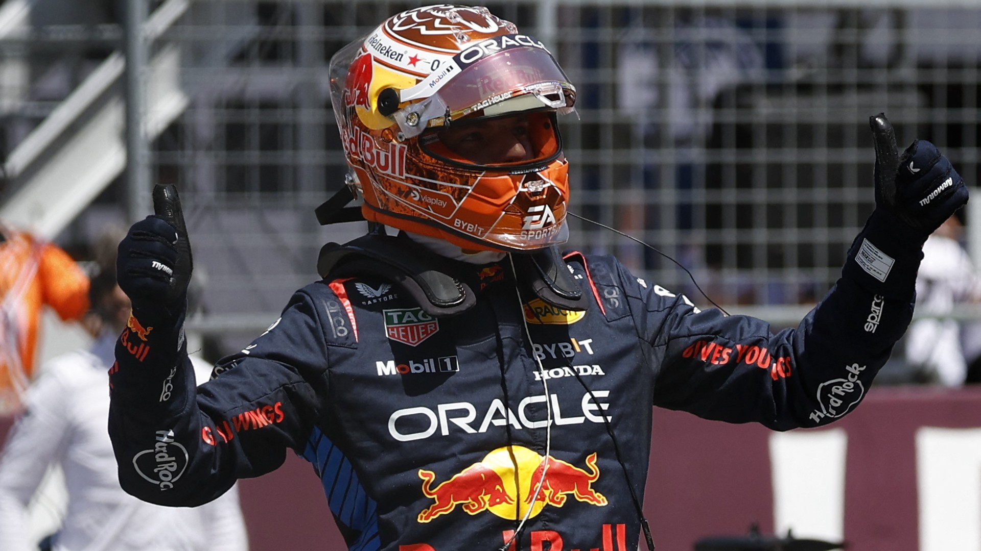 Verstappen secures sprint race victory in Red Bull's home grand prix