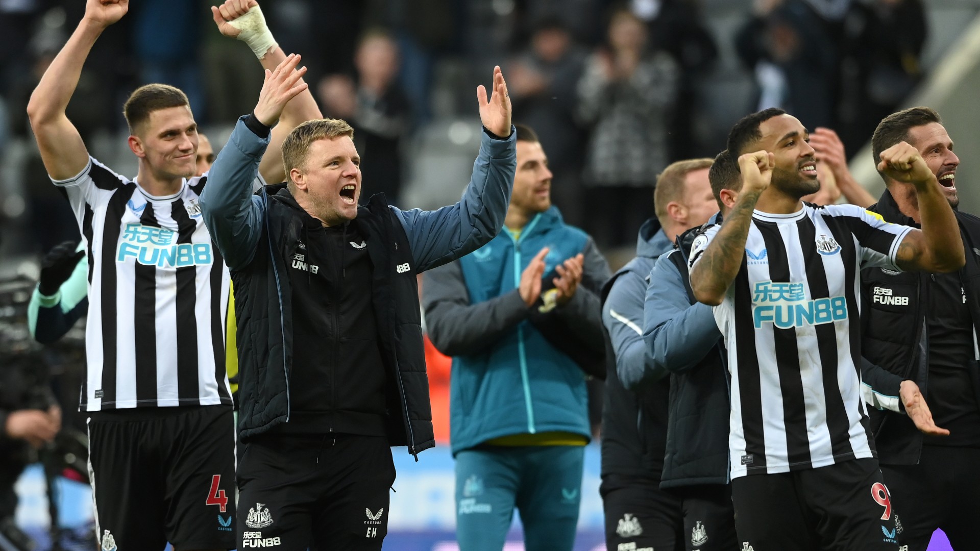 Newcastle coach Eddie Howe