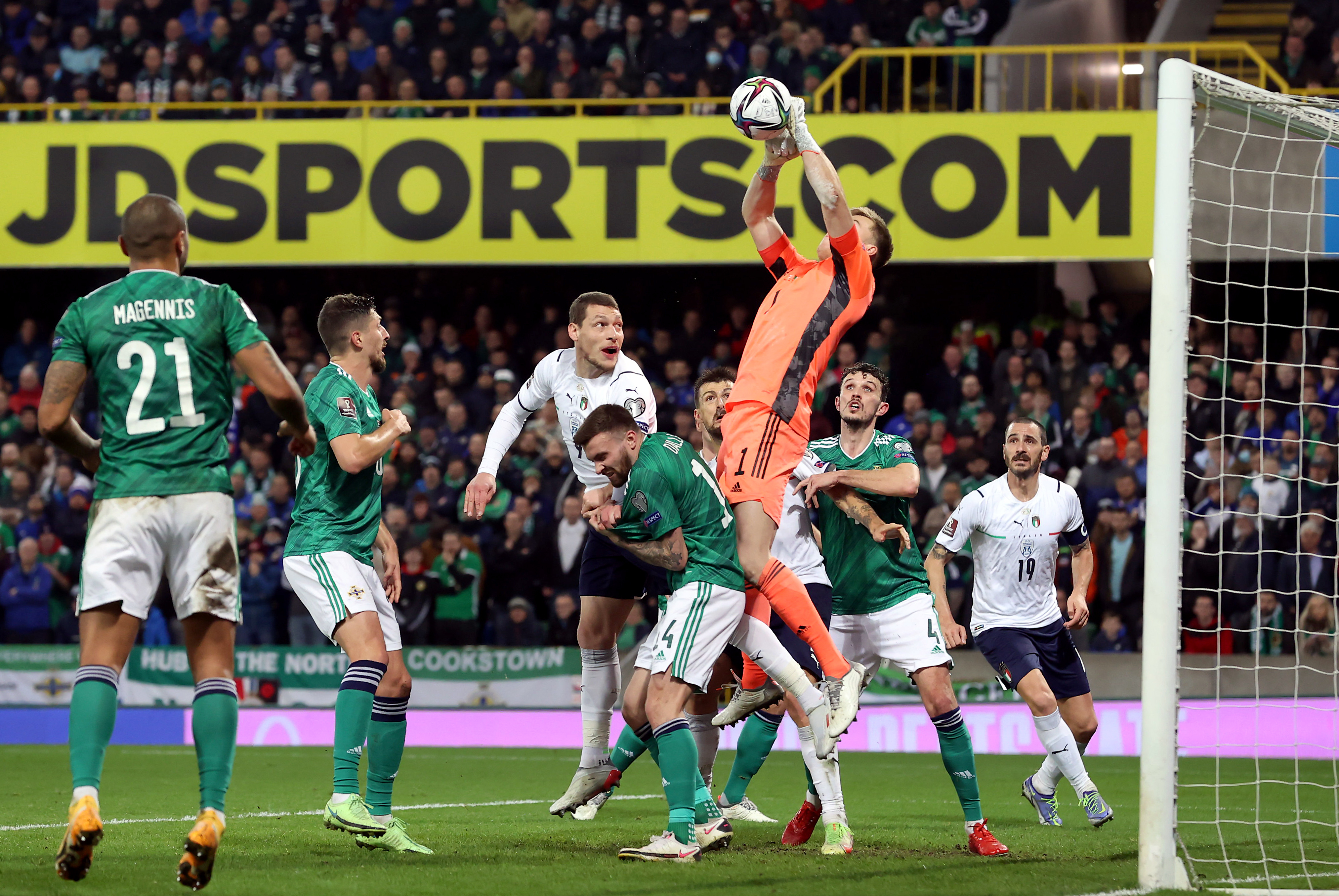 Northern Ireland v Italy – FIFA World Cup 2022 – European Qualifying – Group C – Windsor Park