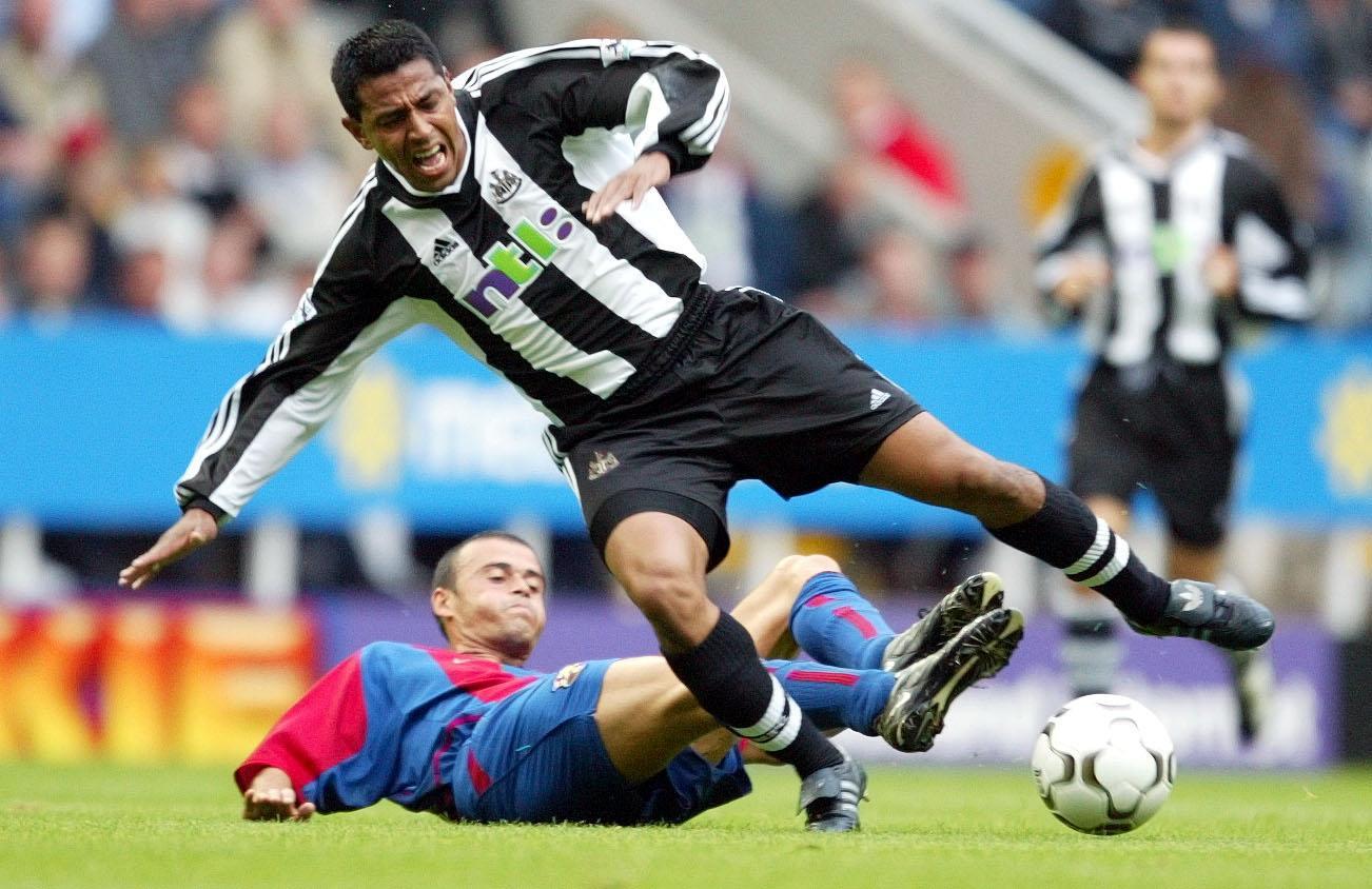 Luis Enrique tackles Nolberto Solano