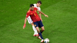 Spain star Sergio Busquets in action against France