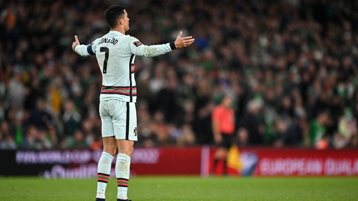Cristiano Ronaldo vents his frustrations as Portugal are held by the Republic of Ireland.