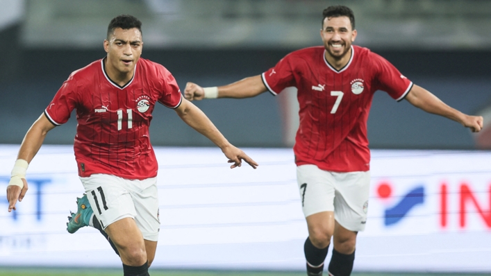 Mostafa Mohamed and Trezeguet scored for Egypt