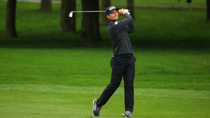 Calum Hill, joint-leader of the British Masters