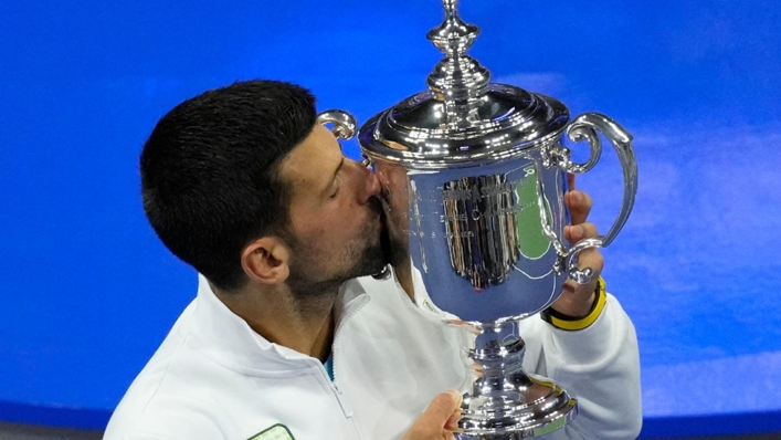Novak Djokovic won a fourth US Open title (Mary Altaffer/AP)