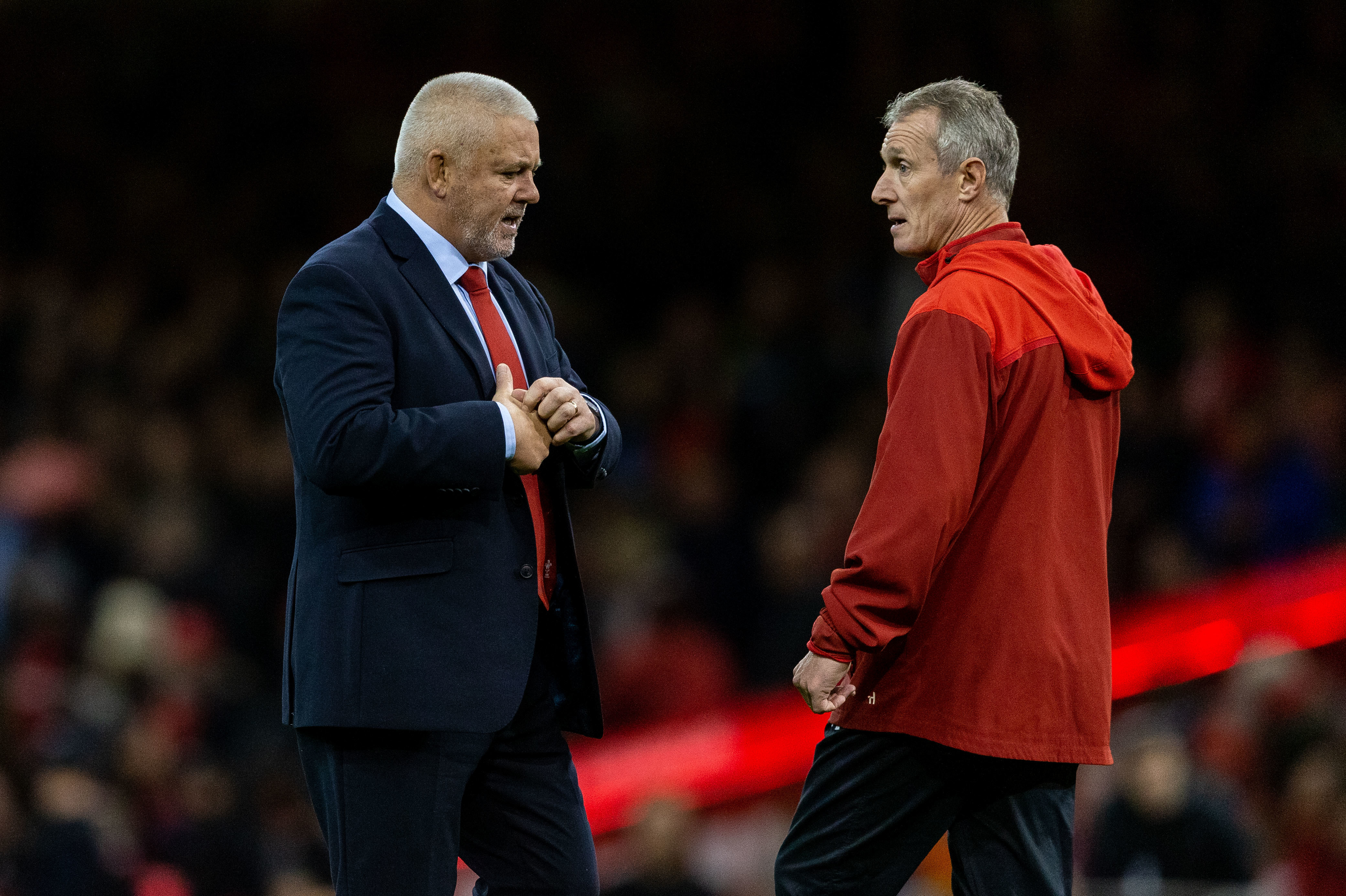 Warren Gatland (left) and Rob Howley (right) have worked together with Wales and the Lions