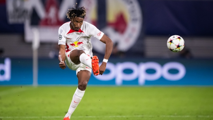 Mohamed Simakan has become a key part of RB Leipzig's defence since joining the club last year