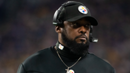 Pittsburgh Steelers head coach Mike Tomlin stands on the sideline in the fourth quarter of the game against the Minnesota Vikings
