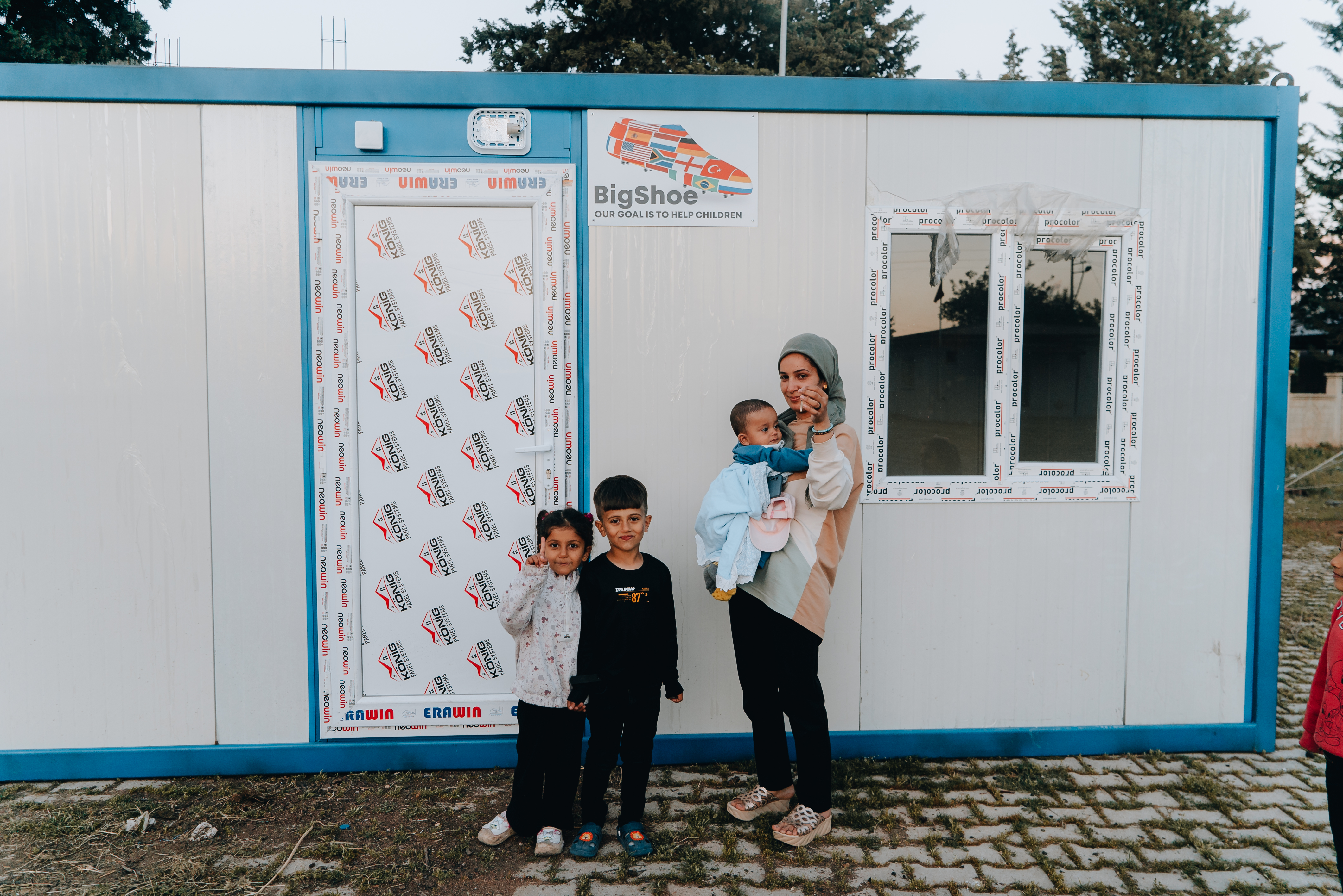 A total of 26 families have benefitted from Bukayo Saka's funding of accommodation in Turkey