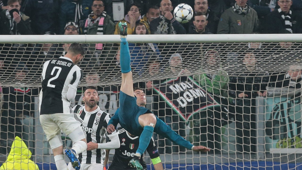 Image result for Ronaldo's overhead kick leads UEFA Goal of the Season nominees as Bale is snubbed