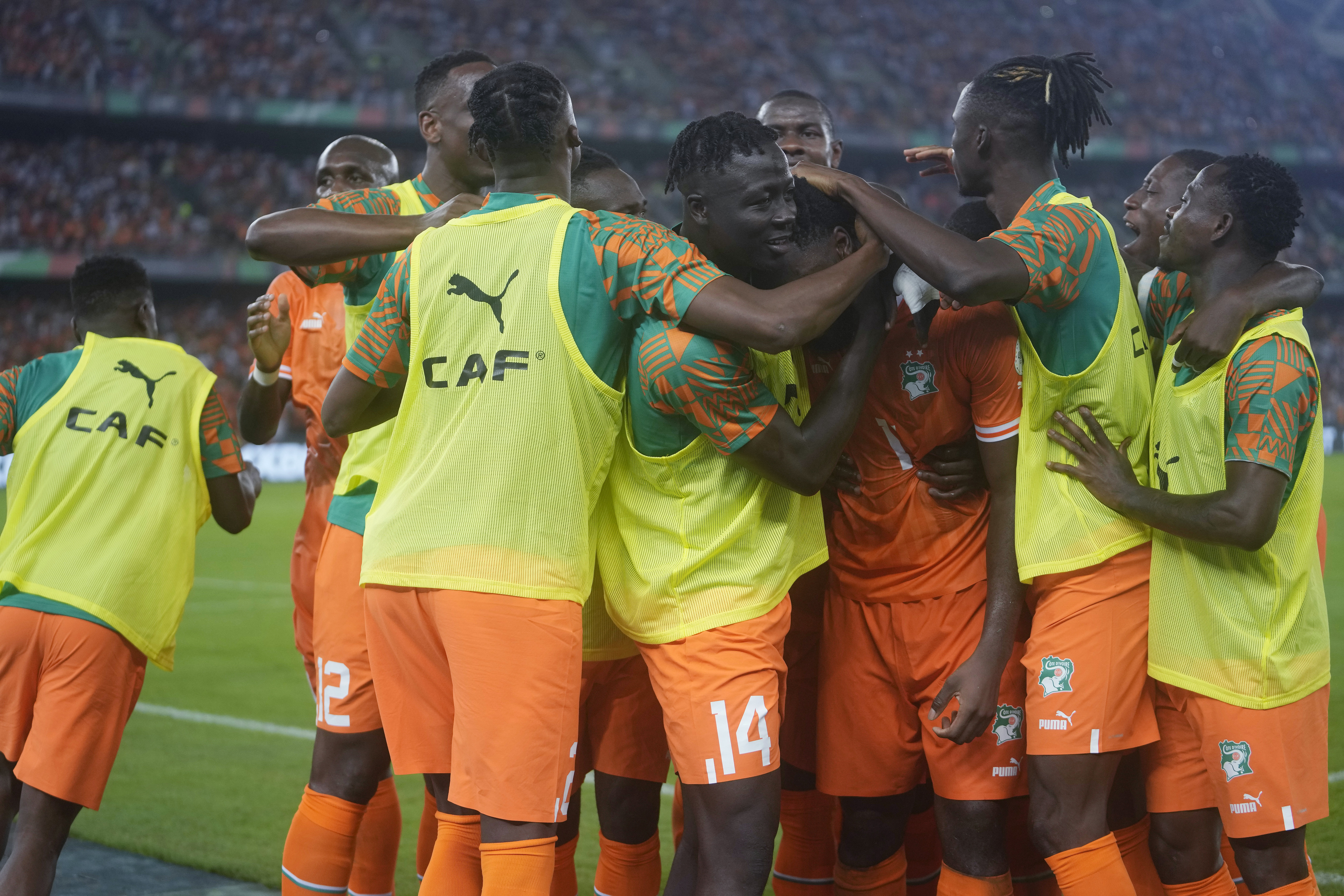 Hosts Ivory Coast kicked off their campaign with a 2-0 victory