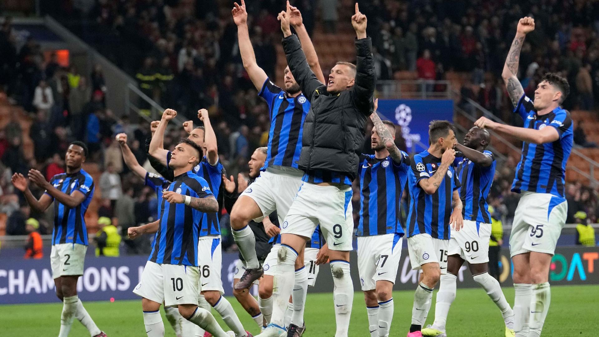 Inter Milan took a big step towards the Champions League final (Luca Bruno/AP)