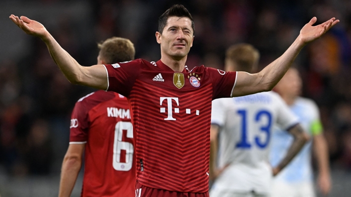 Robert Lewandowski has his eyes on another goalscoring first in the Champions League