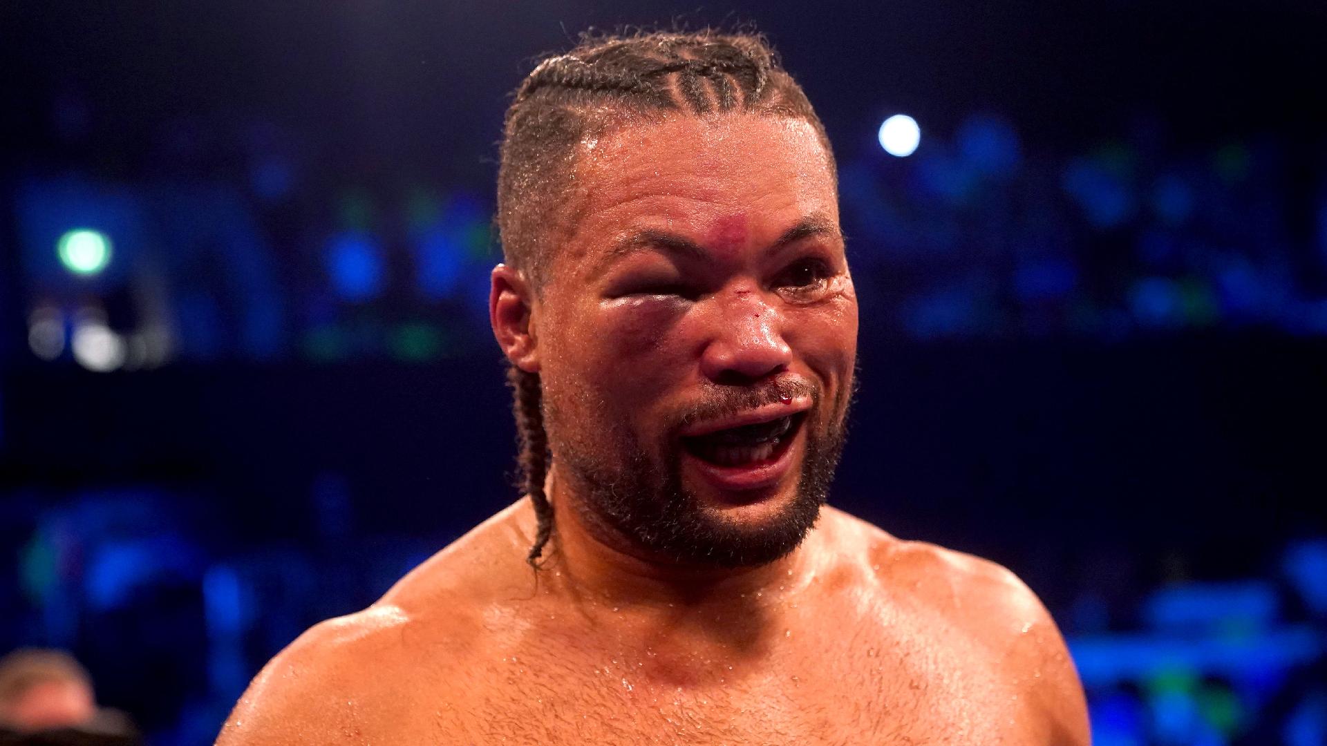 Joe Joyce suffered the first defeat of his professional career last month (Adam Davy/PA)