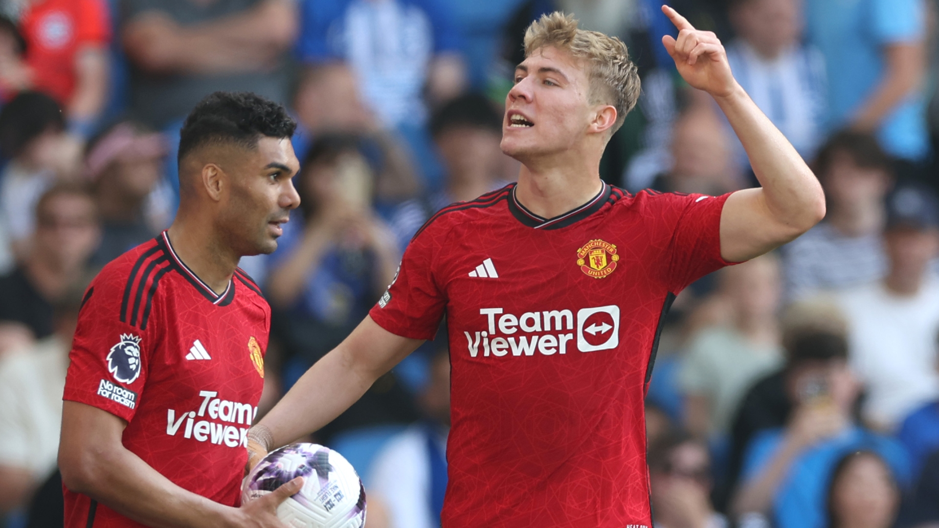 Brighton 0-2 Manchester United: Ten Hag's men need FA Cup win to reach Europe