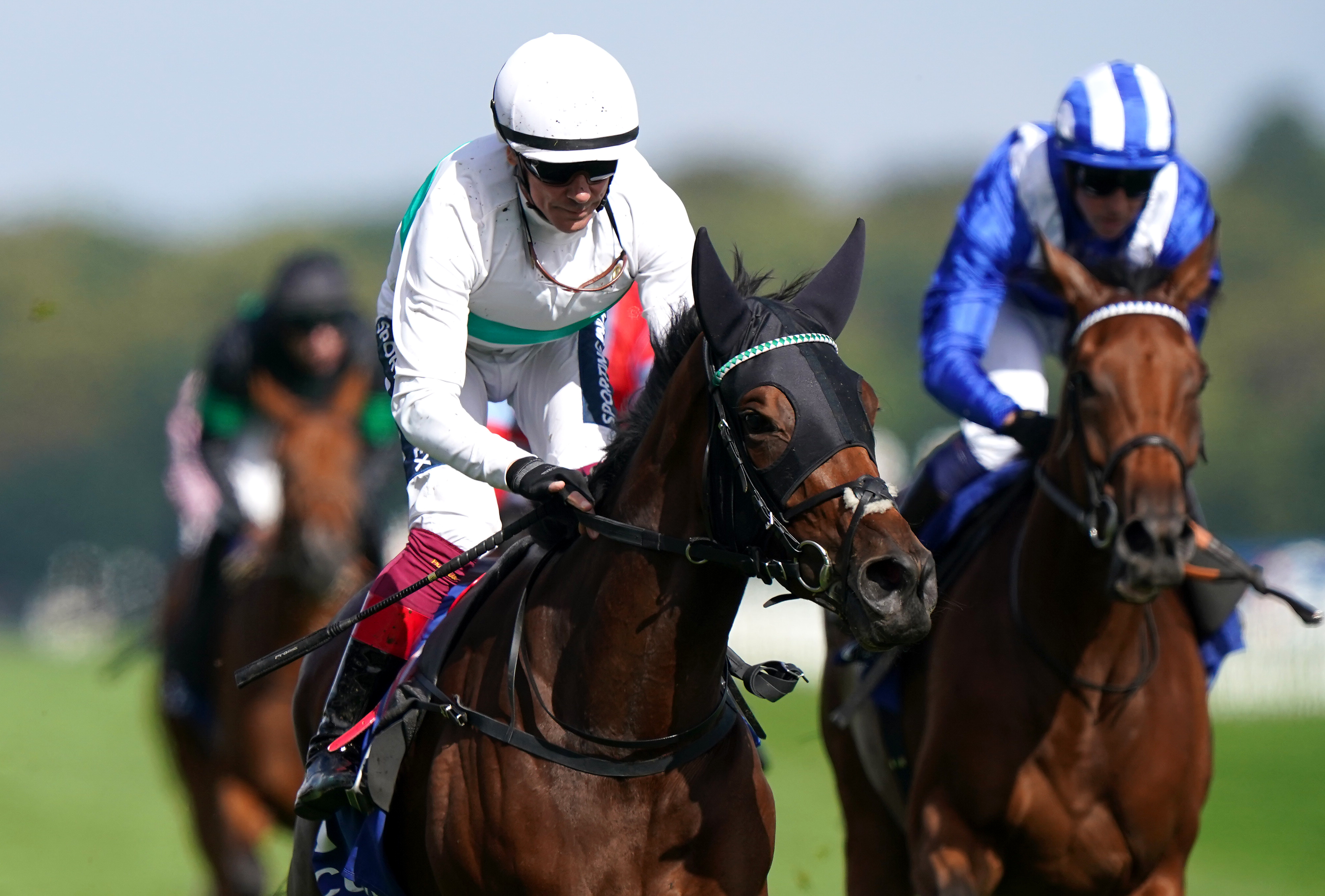 Mimikyu winning the Park Hill Fillies’ Stakes ay Doncaster