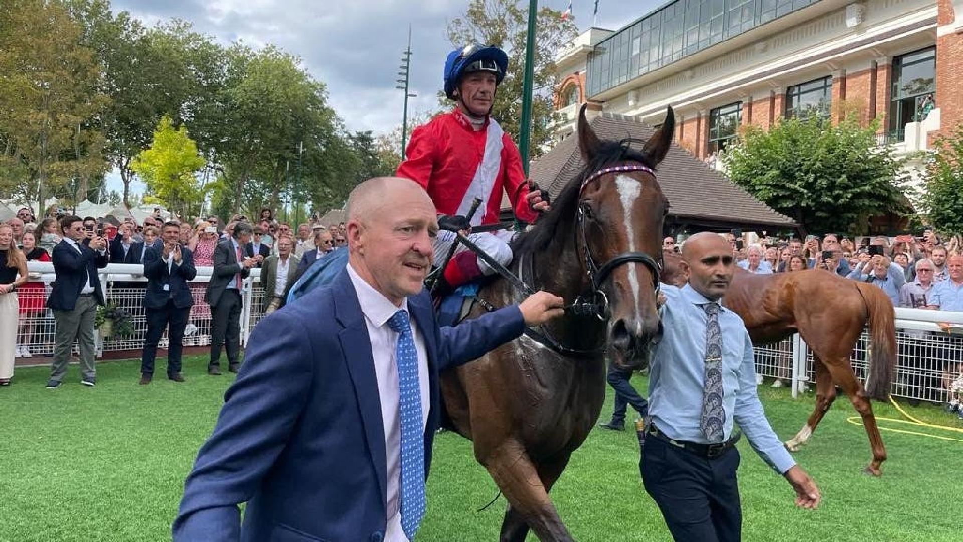 Inspiral after winning the Prix du Haras de Fresnay-le-Buffard Jacques le Marois at Deauville (PA)