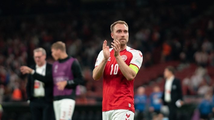 Christian Eriksen has been in Nations League action for Denmark