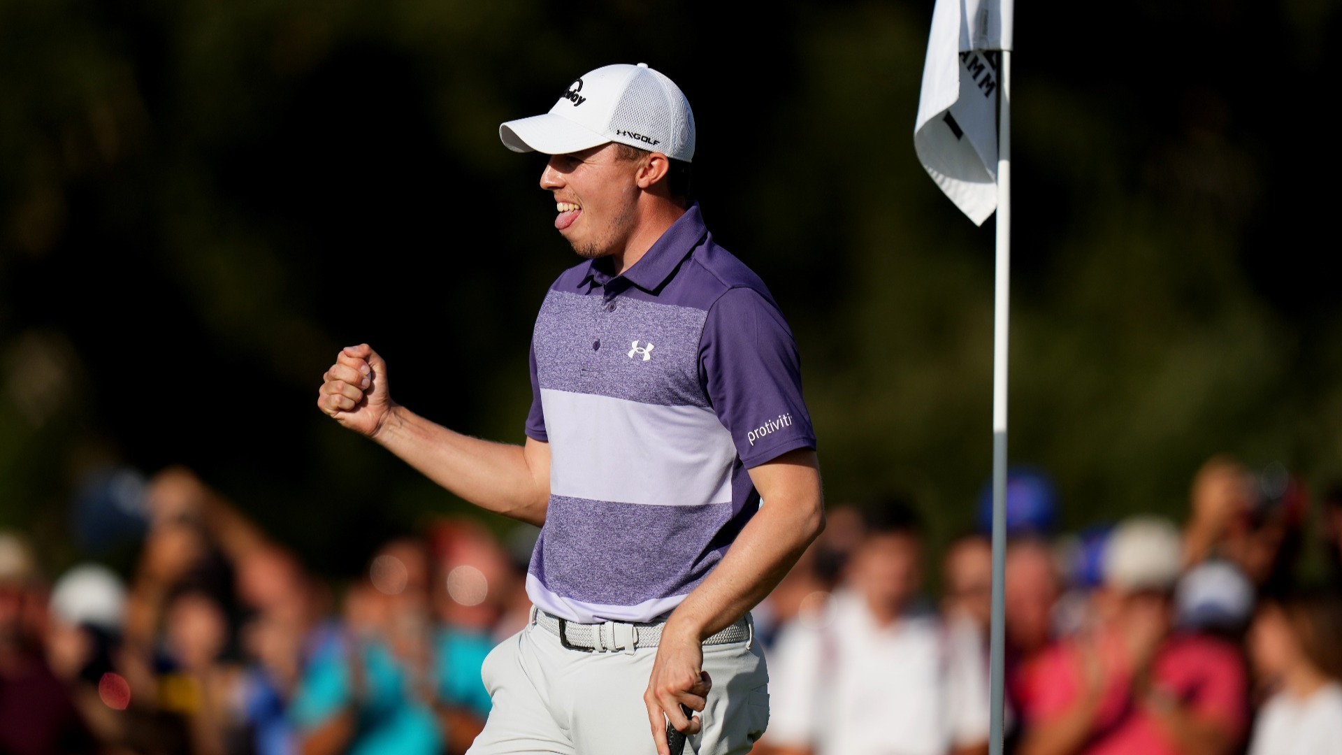 Matthew Fitzpatrick will look to close the gap on joint-leaders Collin Morikawa and Joel Dahmen