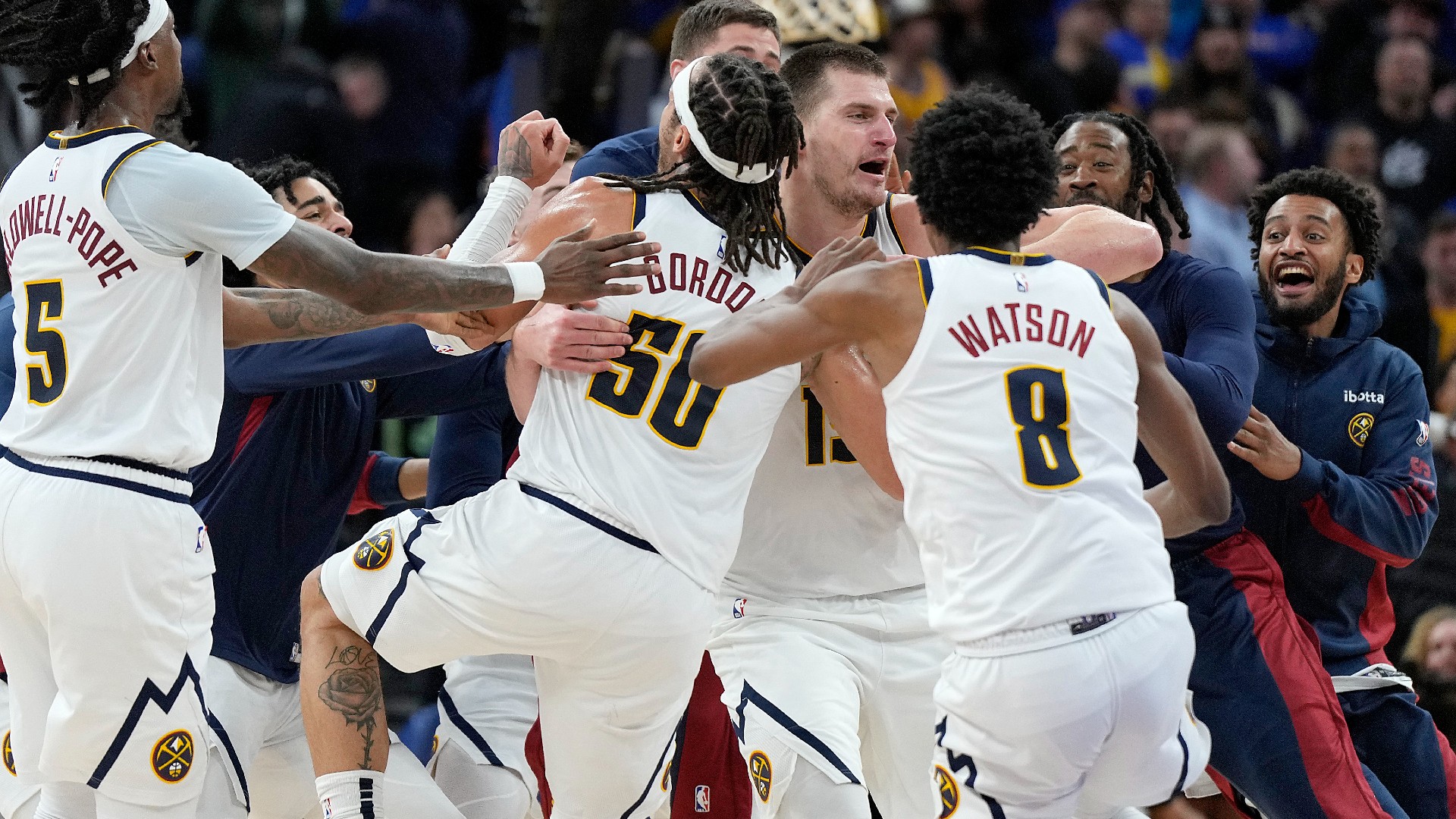NBA: Jokic's long 3-pointer at buzzer caps Nuggets' wild comeback win over Warriors