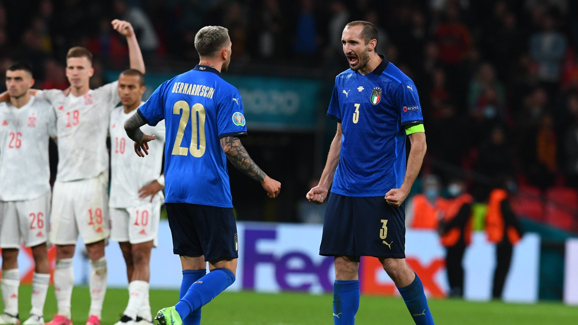 Italy and Spain will play each other again on Wednesday
