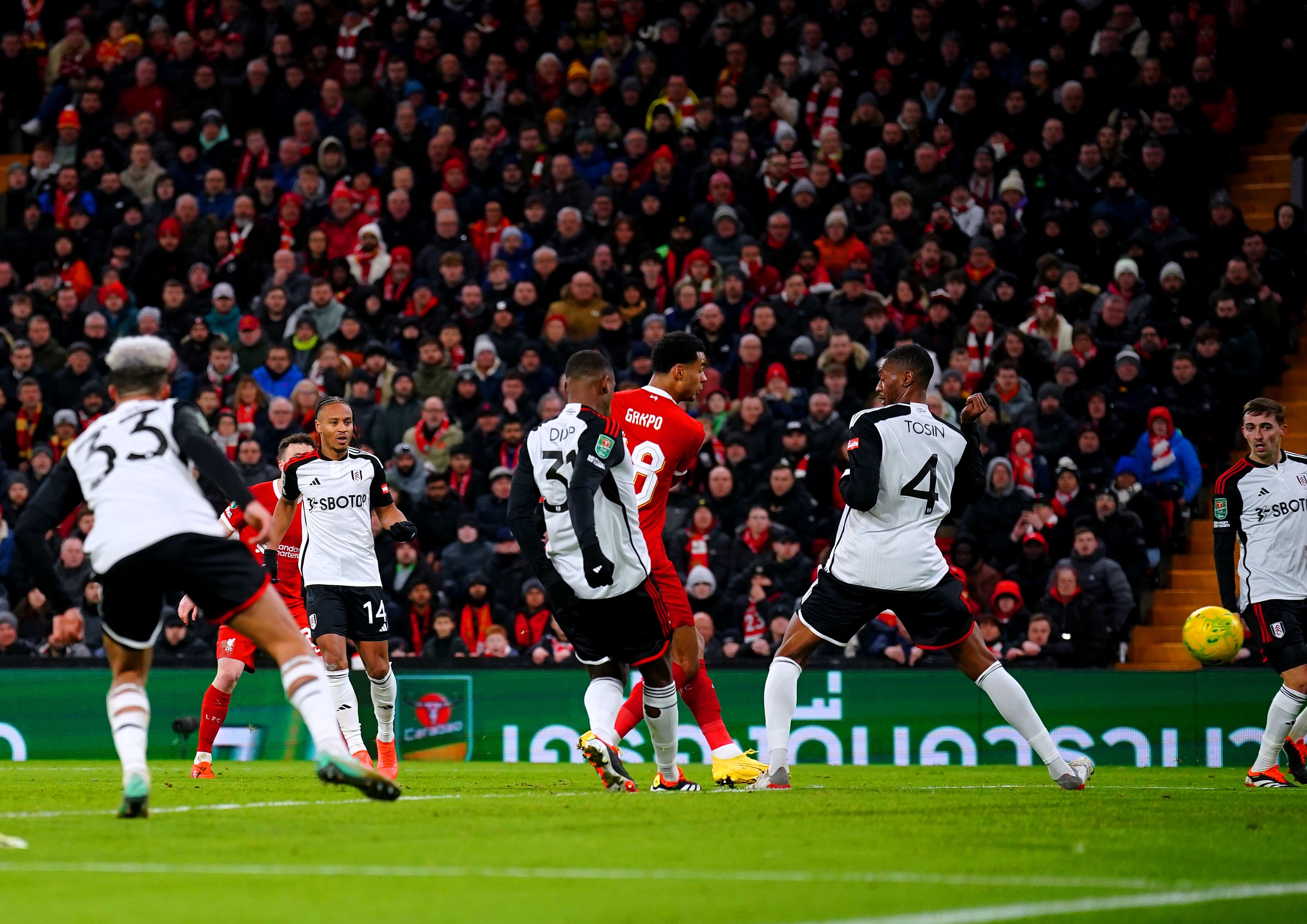 Cody Gakpo scores Liverpool's winner