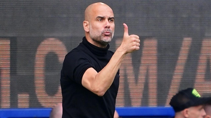 Pep Guardiola is determined to bring Champions League glory to Manchester City (Peter Byrne/PA)