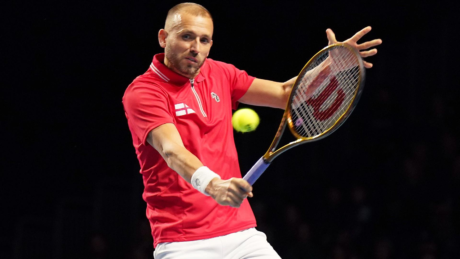 Dan Evans is one of only three British players in the main singles draws in Paris (Jane Barlow/PA)