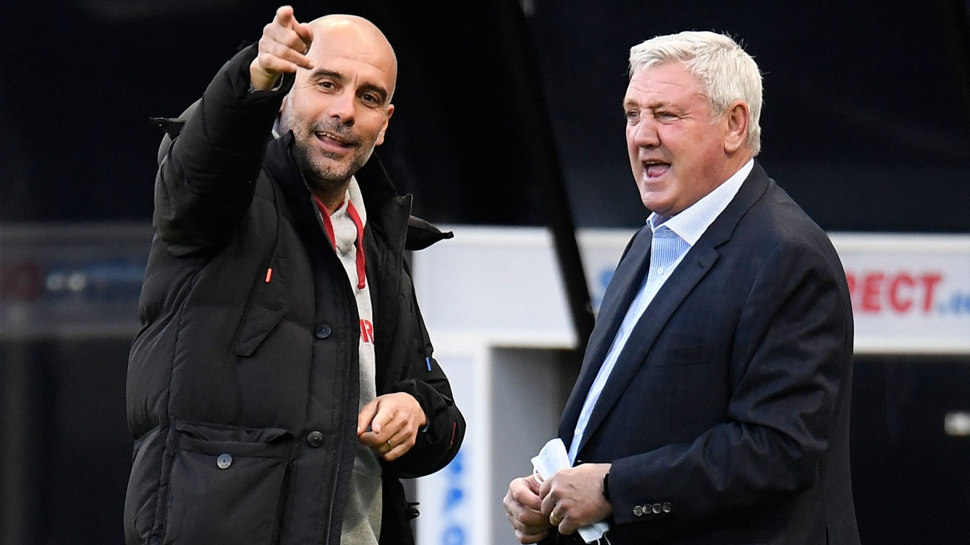 Pep Guardiola had kind words for Steve Bruce