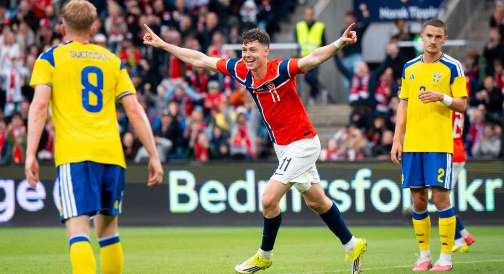 Norway 3-1 Sweden: No Haaland, no problem as Larsen scores twice in friendly win