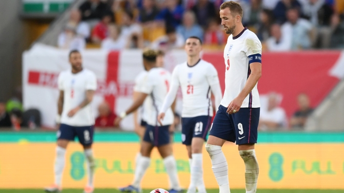 Harry Kane and his England team-mates suffered a humiliating defeat