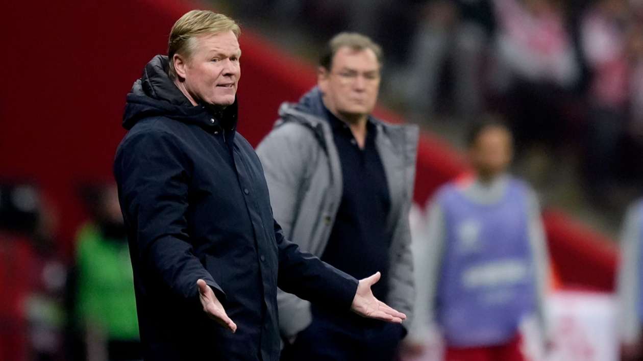 Koeman 'more disappointed than happy' after Netherlands held by Poland