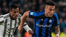 Lautaro Martinez will hope to improve his and Inter's record against Juventus