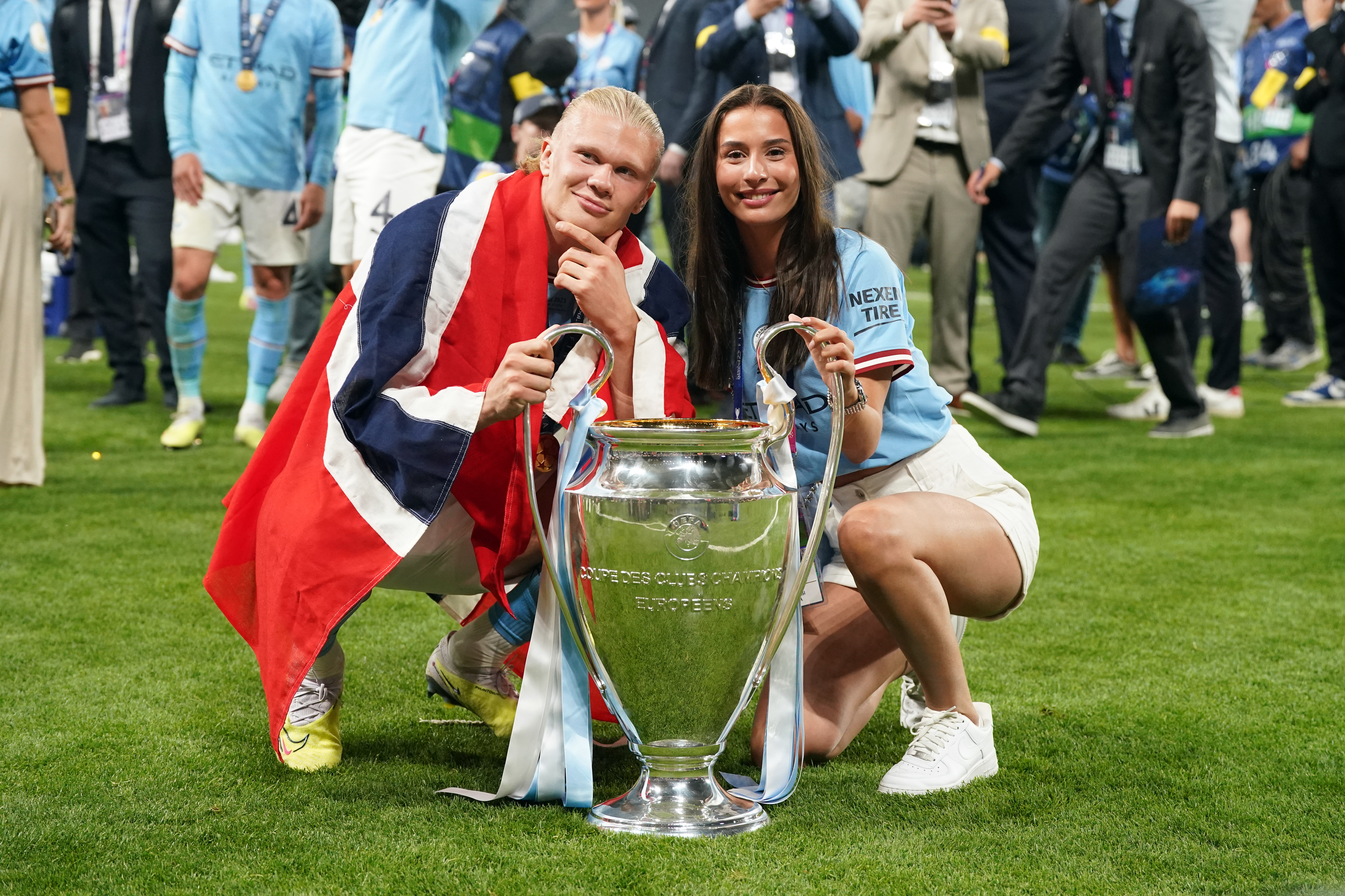 Haaland with the Champions League