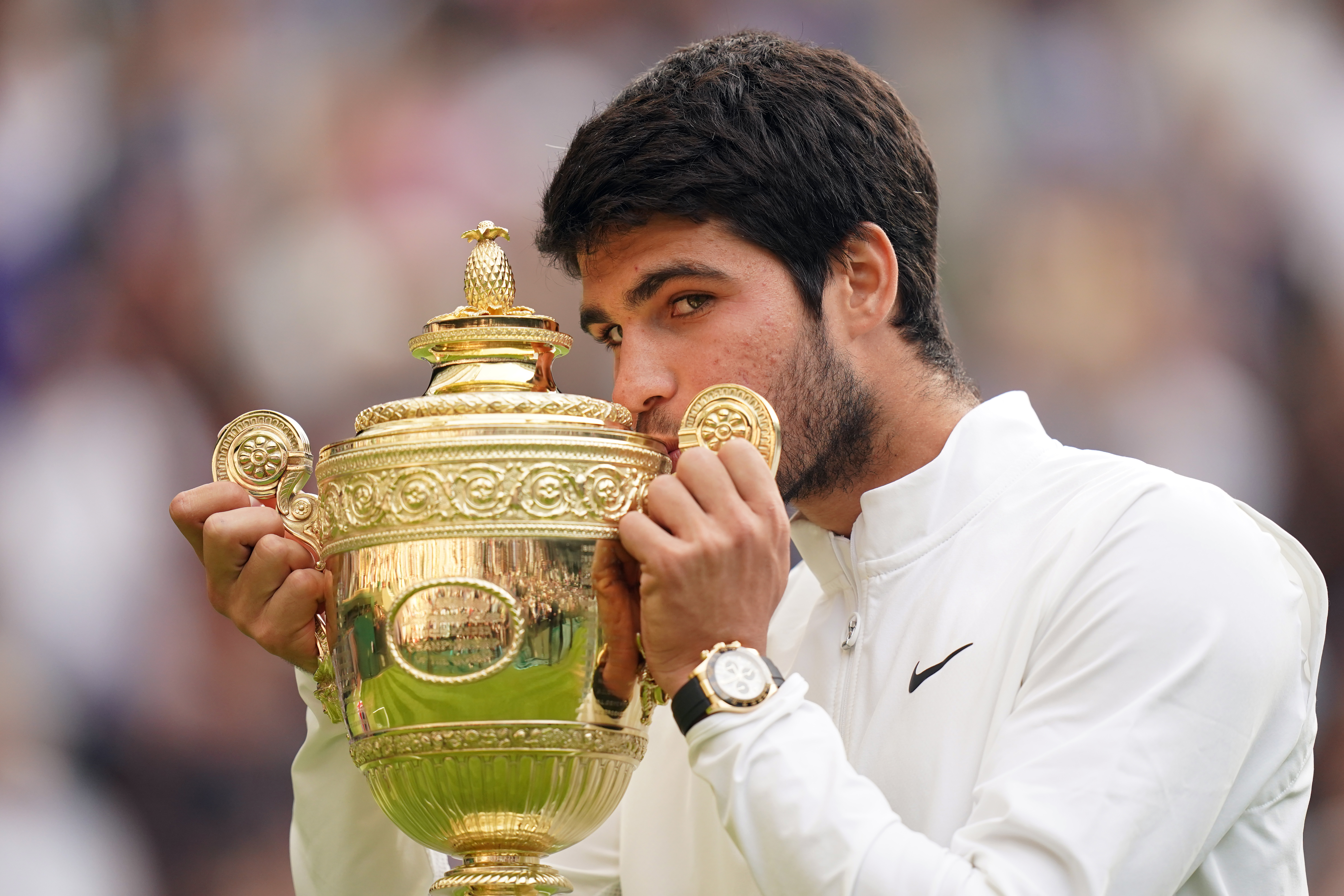 Carlos Alcaraz won his first Wimbledon title