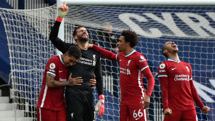 Alisson scored a dramatic stoppage-time winner against West Brom