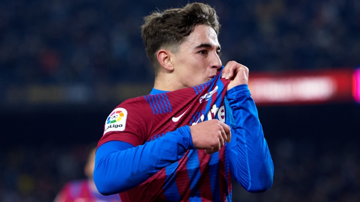 Barcelona teenager Gavi is the subject of interest from two Premier League giants