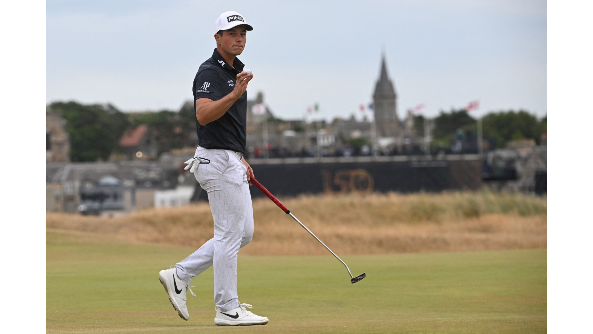 The Open: Hovland revelling in 'pretty crazy' challenge to make history at St Andrews