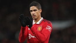 Raphael Varane's most recent appearance for Manchester United came against Sevilla in the Europa League