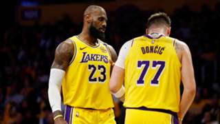 LeBron's pep talk inspired Doncic on Lakers debut