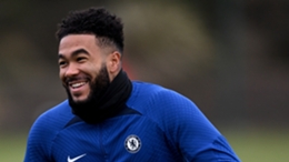 Reece James is all smiles as Chelsea prepare to return to action