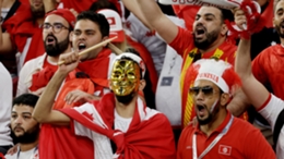 Tunisia fans raised the roof in the World Cup game against Denmark