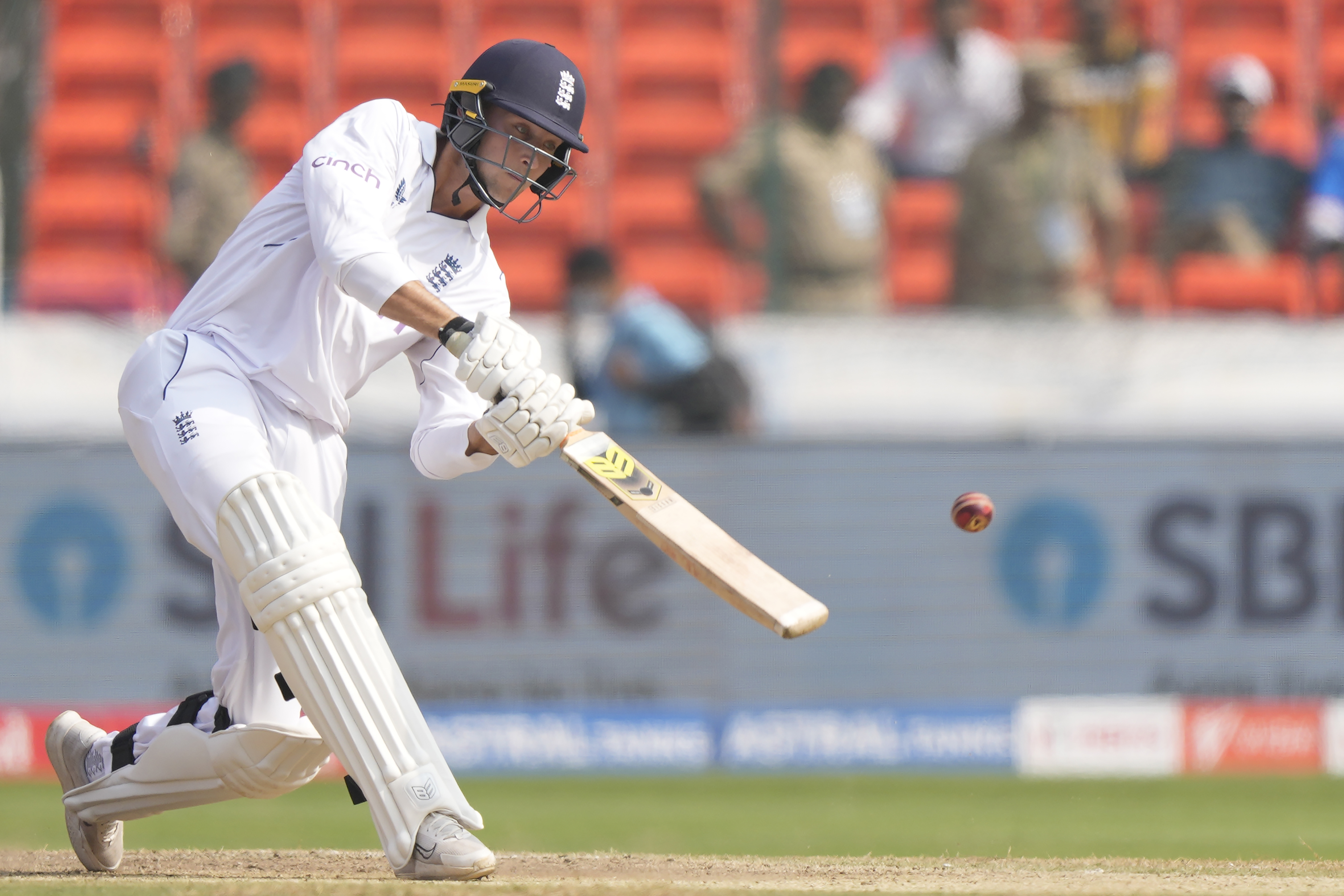 Hartley had earlier made useful lower-order runs (Manesh Kumar A/AP)