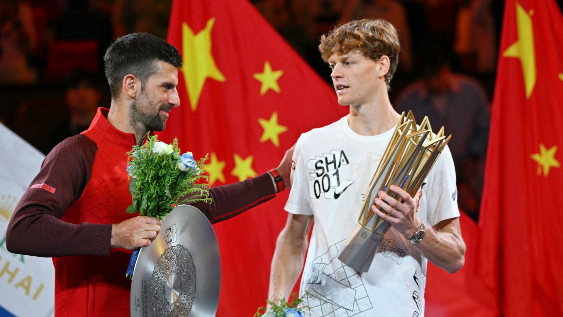 Sinner hopes to see 'legend' Djokovic on the big stages for years to come