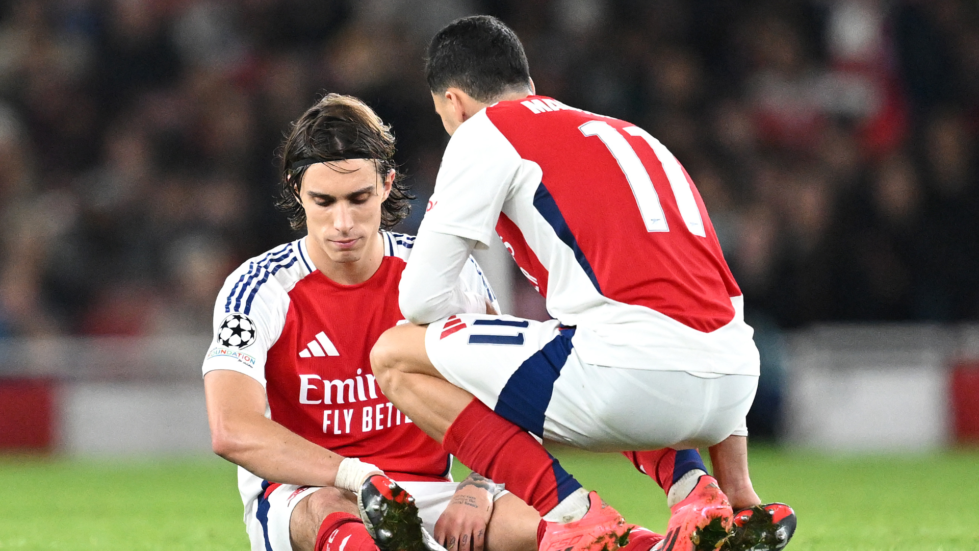 Calafiori injury a 'worry' for Arteta ahead of Liverpool showdown