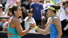 Sabalenka overcomes Masarova to reach Berlin quarters