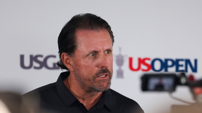 Phil Mickelson was grilled on his associational with the LIV Golf Invitational Series